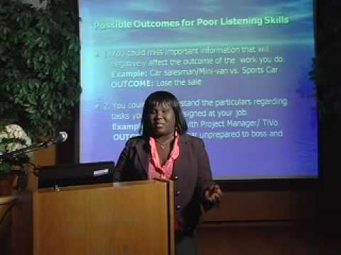 Listening Skills with Professor Eleanor Earl