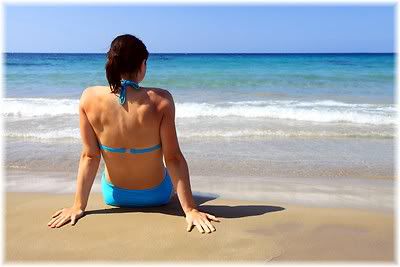 woman looking at horizon