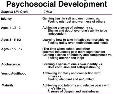 psychosocial development