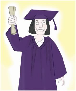 woman with degree