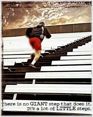 There is no giant step that does it. It's a lot of little steps.