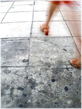 feet walking