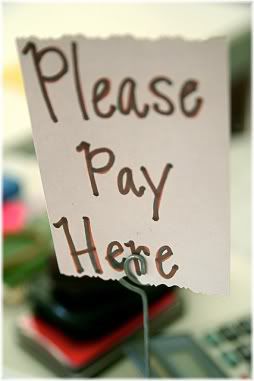 please pay here