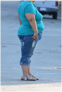 obese female body
