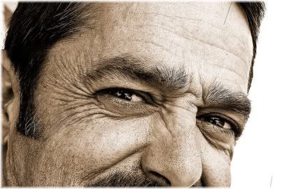 man eye wrinkles